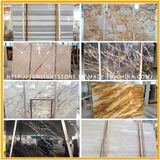 China Cheap White/Green/Black/Yellow Mosaic /Waterjet Travertine / Marbles for Floor Tile Slab