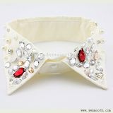 Pearl Rhinestone Lace Collars Clothes Appliques Beads Trim Neck Choker