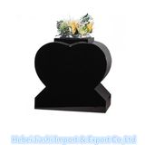 Beautiful Design Polished Granite Memorial Heart-Shaped Flower Vases