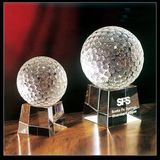 80mm Crystal Glass Golf Ball for Home Decoration (KS201407)