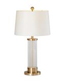 Modern Crystal-Glass Tube Table Lamp (WHT-8051)