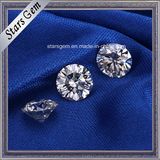 Pure White Color 1 Carat H&a Cut Synthetic Diamond Loose Moissanite for Jewelry Rings