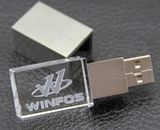 2GB to 64GB Gift Pen Drive, Crystal Flash Drive USB LED Light with High Quality