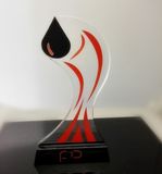Water Drop and Tear Drop Shaped Crystal Awards and Trophies