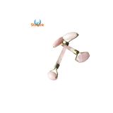 Rose Quartz Massage Roller for Facial Beauty