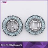 Round Shape English Letter Pendant for Brazil Women