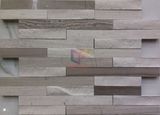 Natural Wooden Pattern Marble Stone Mosaic Tile (CFS1064)
