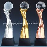 Home Crafts Crystal Gold Silver Cup Metal Trophy