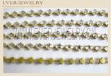 5mm Squre Rglass Stone Cup Chain