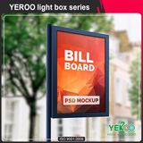 Aluminium Frame-LED Light Box-Street Board-Outdoor Lamp Post Billboard