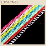 Rectangle Rhinestone Cup Chain