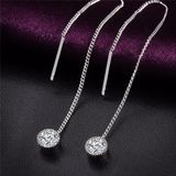 Fashion Crystal Water Drop Earrings for Women Wedding