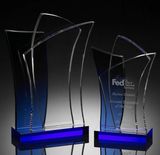 Jade Glass Trophy Award for Winner Crystal