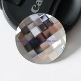 Ab Color Round Shape Net Cutting Crystal Flat Back Gemstones