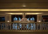 high glass crystal stair railing