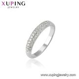 11339 Fashion Cool Cubic Zirconia Stainless Steel Jewelry Finger Ring