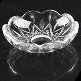 Pressed Crystal Glass Bobeche B001
