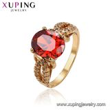 11442 Xuping Women Luxury 18K Gold-Plated Imitation Jewelry Ring in Copper Alloy