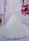 Elegant Bridal Dresses Strapless Wedding Dress Long Train