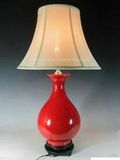 Phine Pd-1012 Ceramic Desk Lamp with Fabric Shade