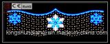 4*1.3m LED 2D Street Snowflake Motif Christmas Light