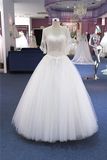 Lace Bridal Prom Evening Bridal Wedding Dress (Q90363)