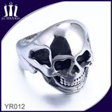 Yr012 Hot Sale 316L Titanium Skull Ring for Men