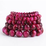 Red Tiger Eye Beaded Bracelet