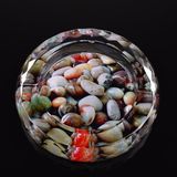 Personality The Flower Stone Crystal Glass Ashtray Creative Stone Glass Ashtray