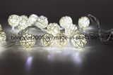 10 LED Classical Design Warm White LED Solar Rattan String Light