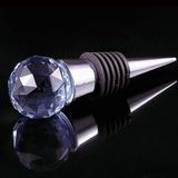 Faceted Glass Ball Crysal Wine Accseeory
