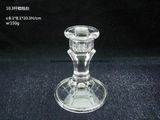 Crystal Machine-Made Glass Candle Holder (ZT-HG33)