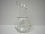 Hand-Made Clear Crystal Glass Decanter (H-805)
