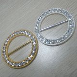 Most Popular Wholesale Round Rhinestone Buckle for Wedding Invitation