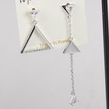 925 Silver Jewelry Fashion Irregular Earring Jewelry