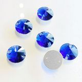 Wholesale 16mm Sapphire Rivoli Sew on Stone
