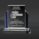 Blue Heritage Crystal Award (CD-6465, CD-6466, CD-6467)