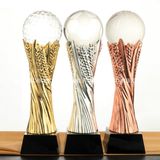 Home Crafts Crystal Gold Silver Copper Cup Metal Trophy