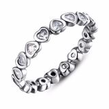 925 Sterling Silver 6 Style Stackable Party Rings for Women