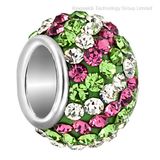 10mm Green Rhinestone Loose Crystal Bead Wholesale Shamballa Beads