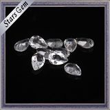 Tear Drop Natural White Topaz Gemstone for Jewelry