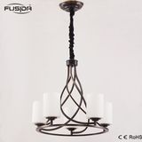 American Antique Iron Chandelier, Contracted Sitting Room Chandelier Lighting