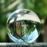 Christmas Crystal Ball, Glass Ball with Clear Stand