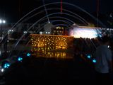 Arch Bridge Fountain for Square Landscape