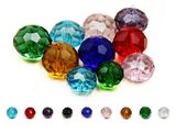 Cheap Colorful Round Crystal Glass Beads for DIY