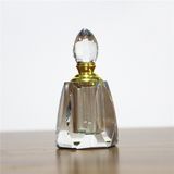 Clear 6ml Perfume Bottle Refillable Crystal Perfume Glass Bottle with Bottle Lid