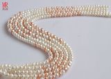 7-8-9mm Mixed Color Freshwater Pearl Necklace (ES147-8)