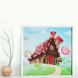 Factory Cheapest Wholesale New Children Kids DIY Embroidery Craft Cross Stitch T-138