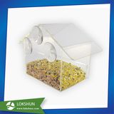 Window Suction Cup Clear Acrylic Bird Feeder