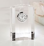 Crystal Souvenir of Crystal Desk Clock for Desktop & Office